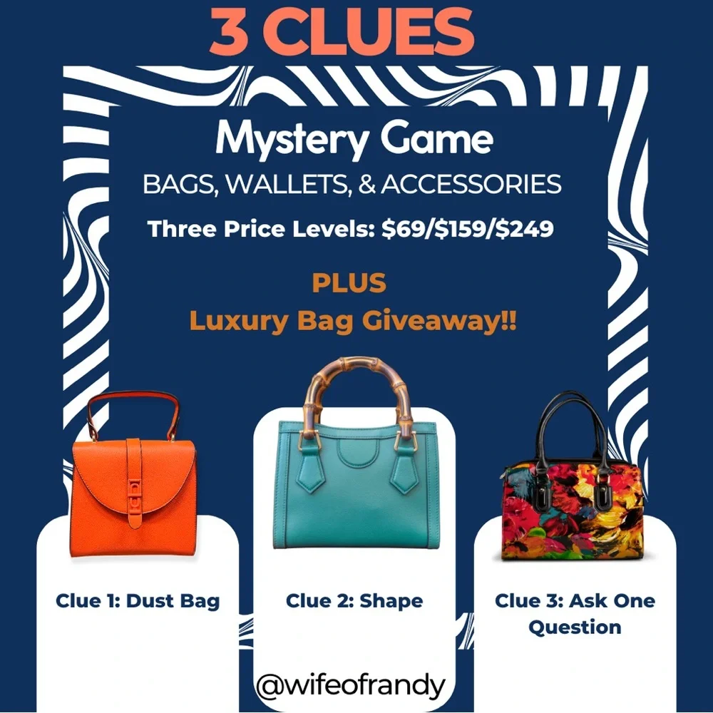 3 CLUES MYSTERY GAME BEGINS TONIGHT! - Picture 1 of 5